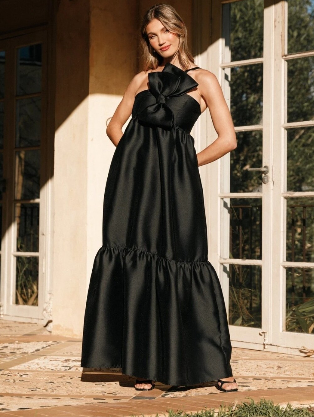 New Petal And Pup Betina Bow Dress Small